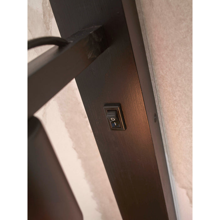 GOOD&MOJO Wandlamp Flores - Bamboe Zwart - 30x18x52cm