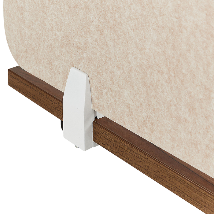 Beliani - SPLIT - Bureauscherm - Beige - 72 x 50 cm - Polyester