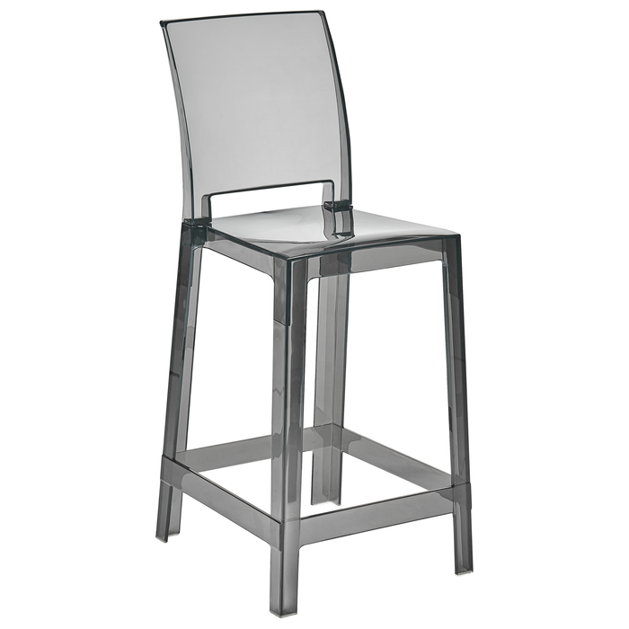 Beliani - WELLINGTON - Barkruk set - Zwart - Polycarbonaat