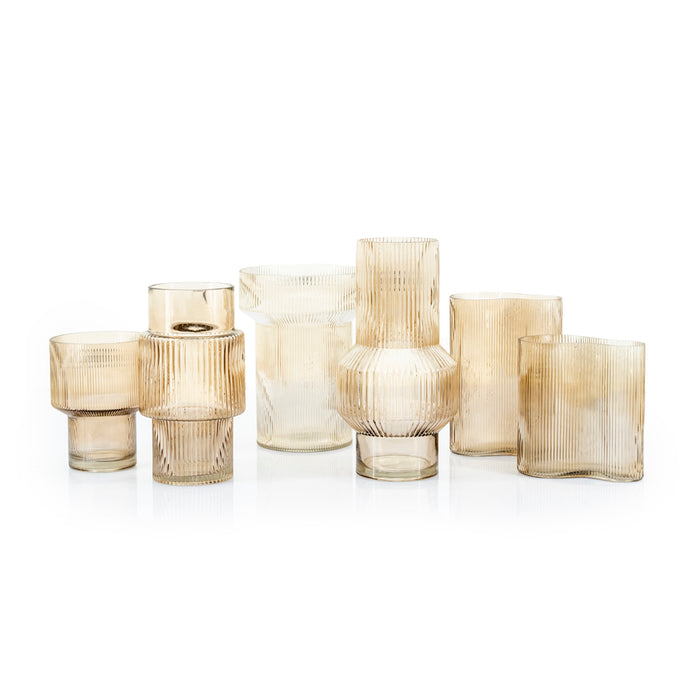 FURNILUX - Riba 5 vaas - Brown