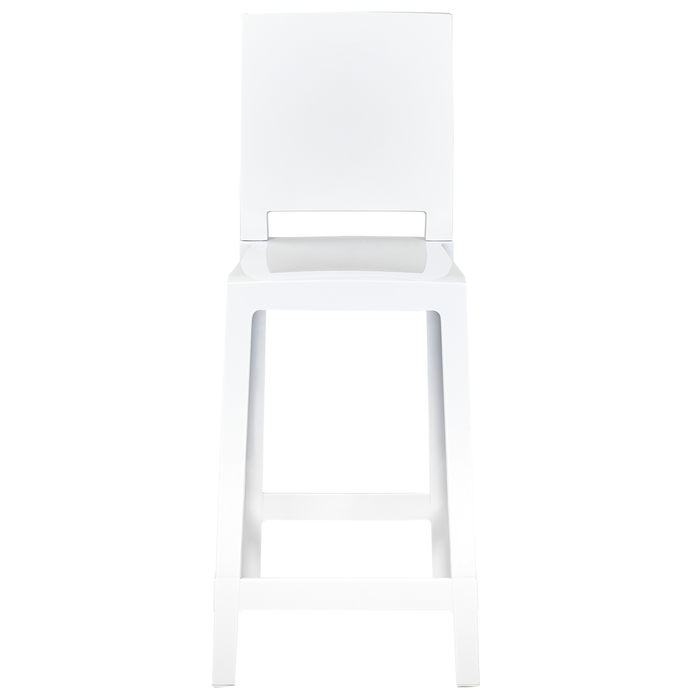 Beliani - WELLINGTON - Barkruk set - Wit - Polycarbonaat