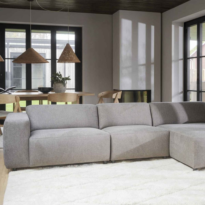 Rowico Home Willard 4-zits Hoekbank Rechts - Beige Stof