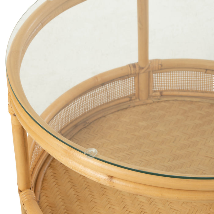 J-Line fotolijst Diepte - hout - creme - large - 2 stuks