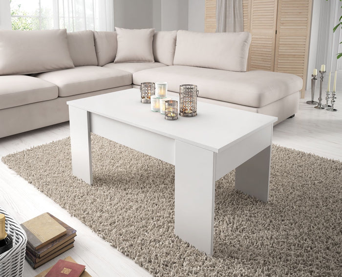 Meubella Salontafel Malia - Wit - 100 cm