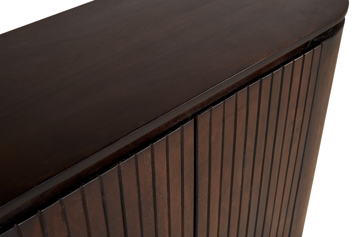 by fonQ Grand Dressoir Donkerbruin Mangohout - B 115 cm