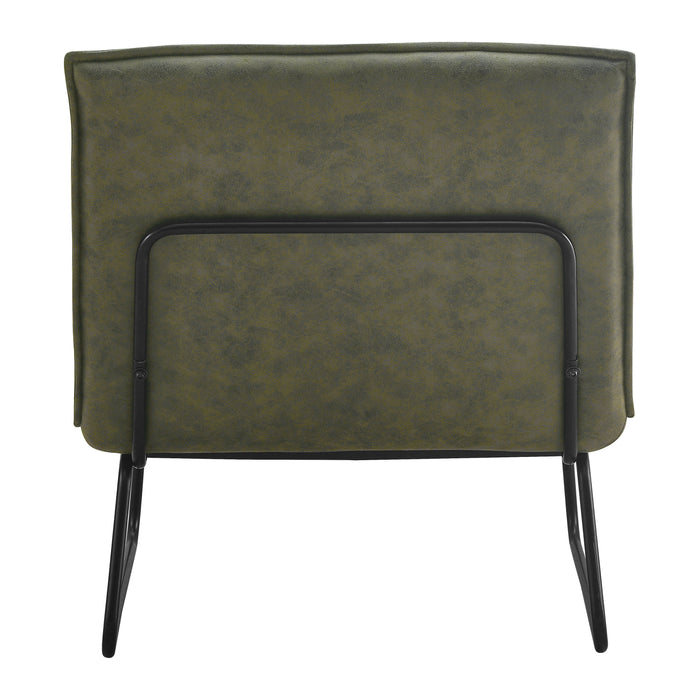 by fonQ Scotch Fauteuil - Microleder - Groen