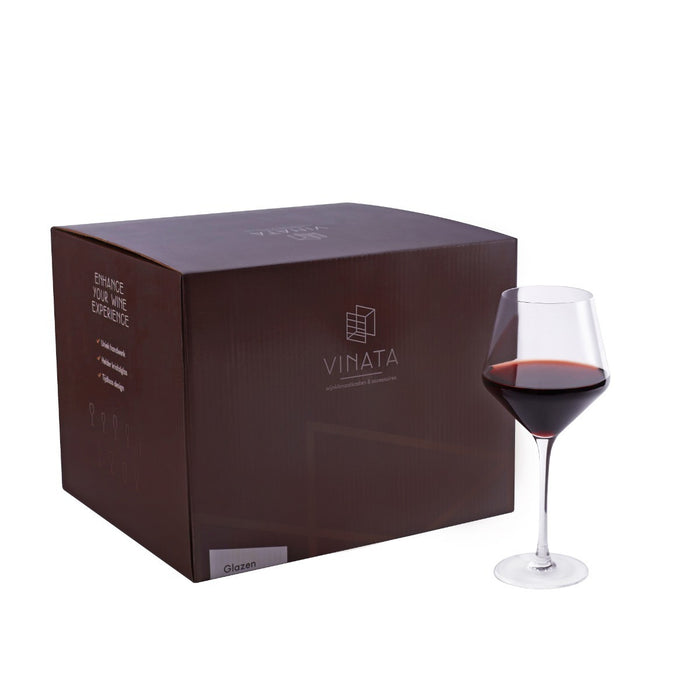 Vinata Bologna Wijnglazen Kristal - 48cl - 6 st.