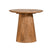 by fonQ Grand Bijzettafel Lichtbruin Mangohout - Ø 50 cm