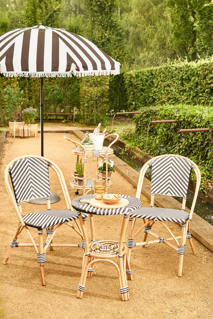 In The Mood Collection Osborn Parasol - H238 x Ø220 cm - Zwart