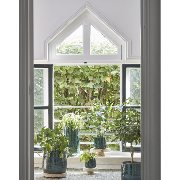 Mica Decorations Pia Decoratie Tafeltje - H10,5 x Ø30 cm - Lichtbruin