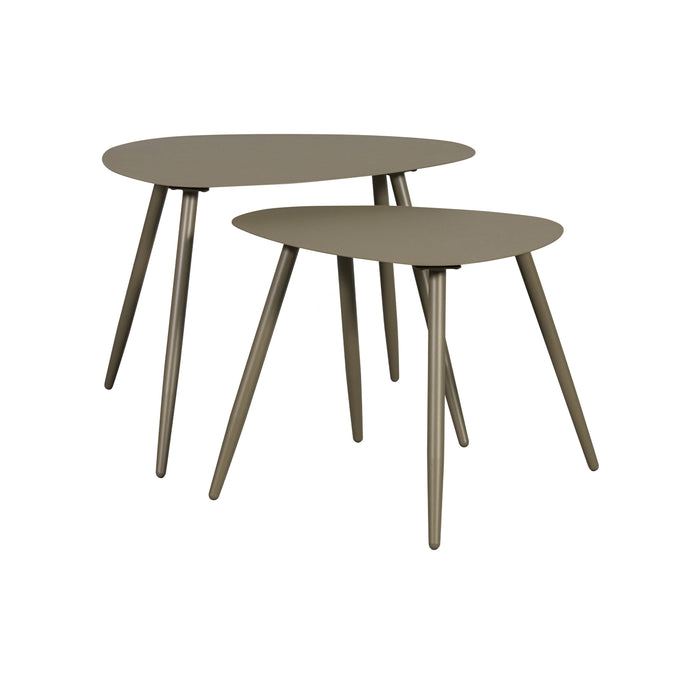 WOOOD Aivy Outdoor Bijzettafel - Metaal - Jungle - 50x68