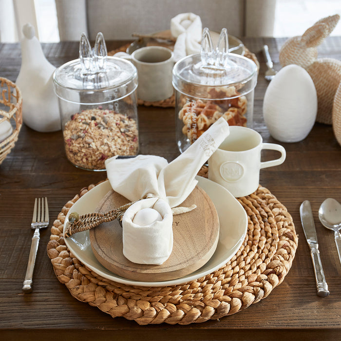 Riviera Maison Theemok Wit met RM logo - Portofino - Porselein