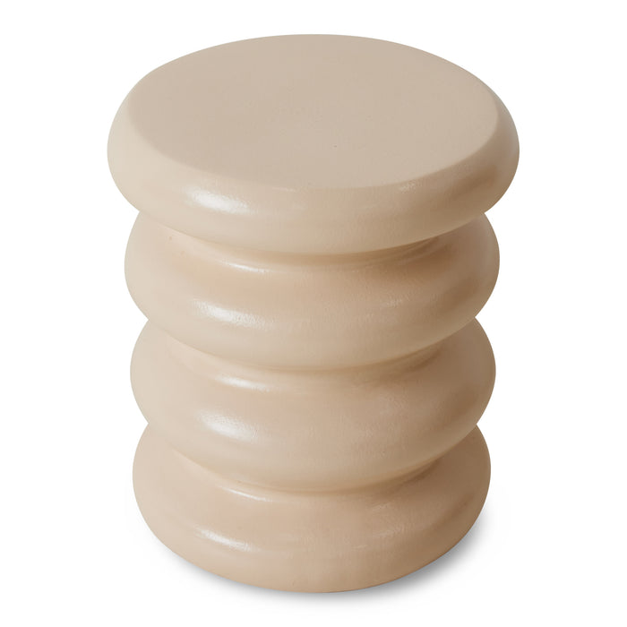 HKliving Allure Bijzettafel - Cream