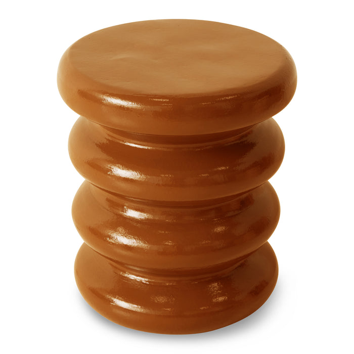 HKliving Allure Bijzettafel - Caramel