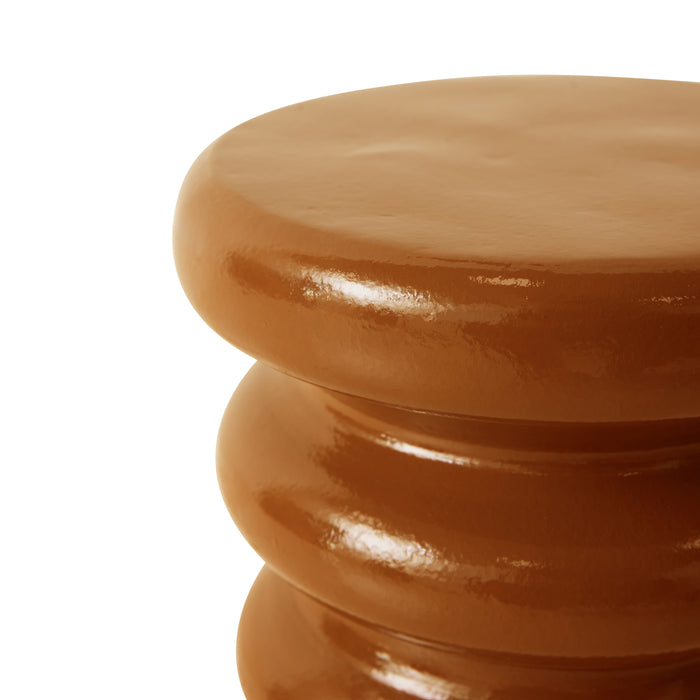 HKliving Allure Bijzettafel - Caramel