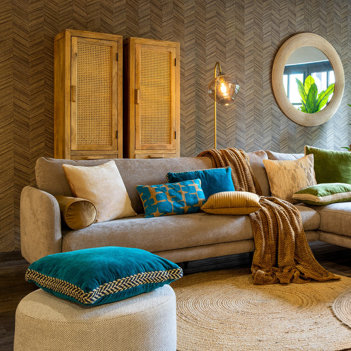 Dutch Decor kussenhoes MANOE - 45x45 cm Deep Lake