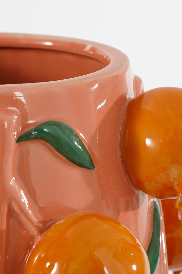 Mica Decorations Melika Vaas - H30,5 x Ø34 cm - Keramiek - Roze