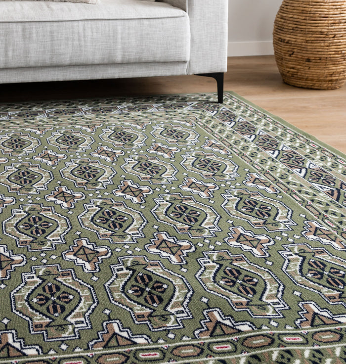 Interieur05 Vintage Vloerkleed Groen Marad 185x270cm