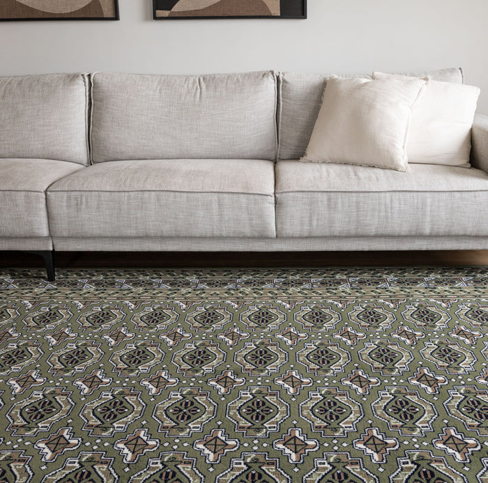 Interieur05 Vintage Vloerkleed Groen Marad 160x225cm