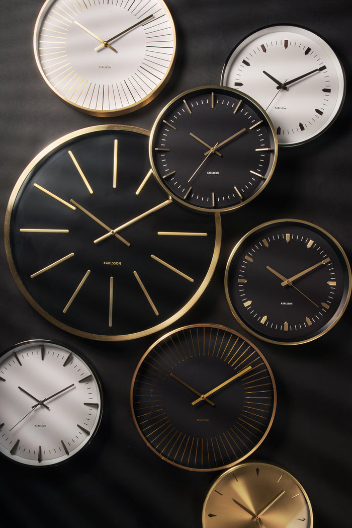 Karlsson - Wall Clock Raised Batons