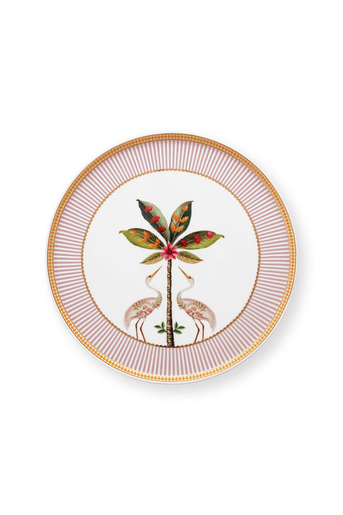 Pip Studio Rond Taartplateau - La Majorelle - Roze - 21cm