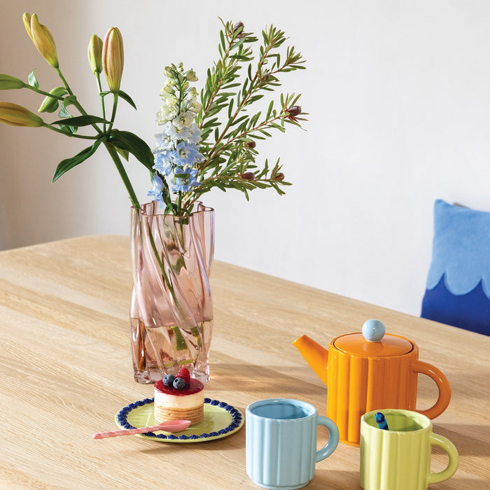 &k amsterdam Marshmallow Vaas - Roze