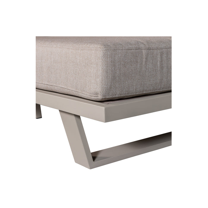 WOOOD Bear 3-Zits Tuinbank - Aluminium - Zand - All Weather -80x210x87