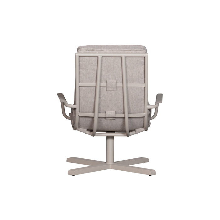WOOOD Fauteuil Coosa - Aluminium - Zand - 92x83x93