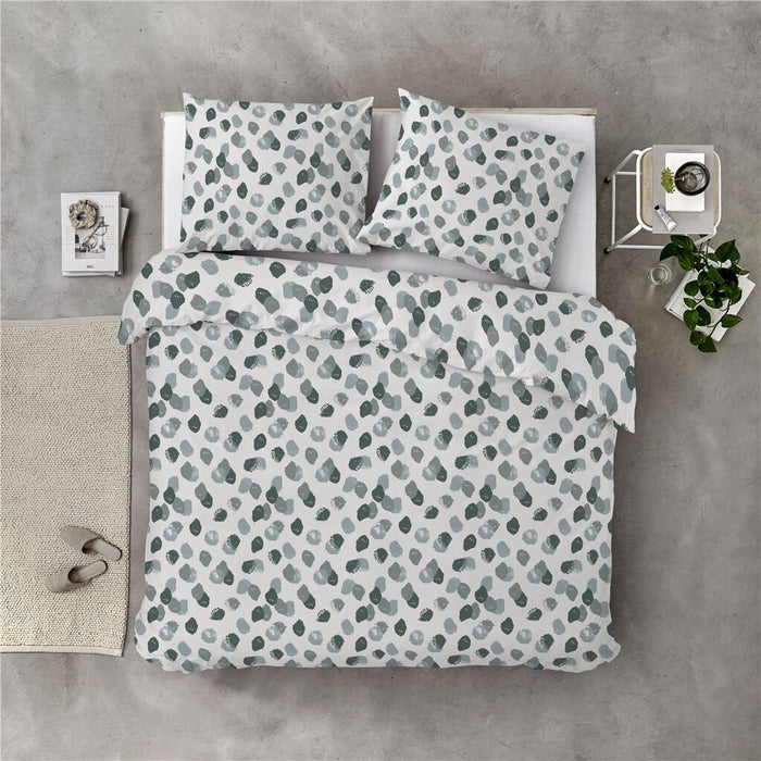Byrklund - Dekbedovertrek Spotty Animal - 240x220 - Groen