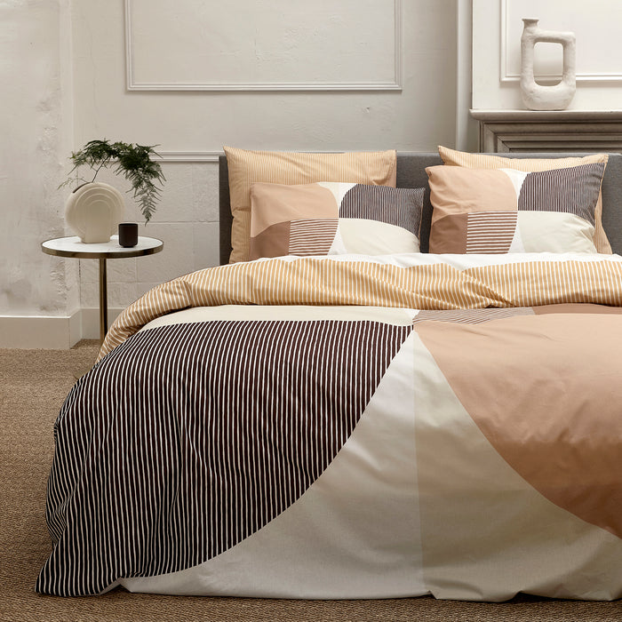 Cinderella Kyan - Dekbedovertrek - Flanel - 240x200|220 cm - Terra