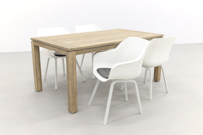 Hartman Sophie Element wit|Rome grey 170 cm. tuinset - 5-delig