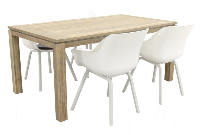 Hartman Sophie Element wit|Rome grey 170 cm. tuinset - 5-delig