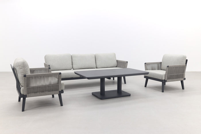 VDG Durban|Medina verstelbare stoel-bank loungeset - 4-delig