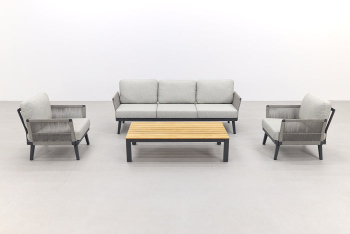 VDG Durban|Mindo stoel-bank loungeset - 4-delig