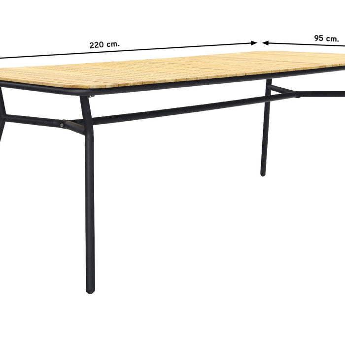 Hartman Sophie Studio Moss Green|Bella 220x95 cm. - 7-delige tuinset