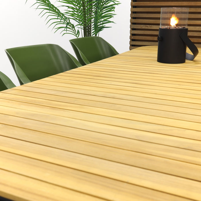 Hartman Sophie Studio Moss Green|Bella 220x95 cm. - 7-delige tuinset