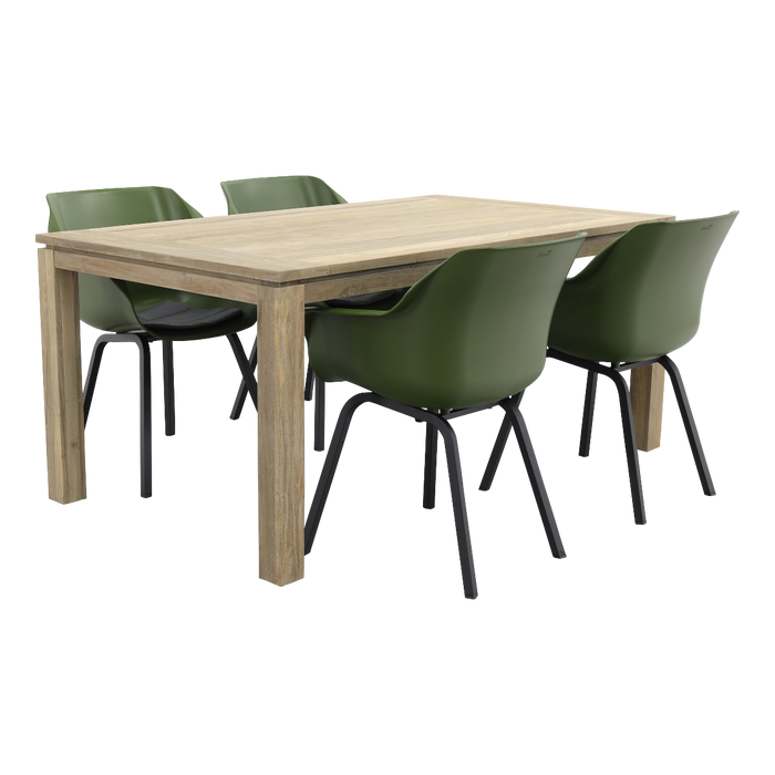 Hartman Sophie Element Mosgroen|Rome grey 170 cm. tuinset - 5-delig