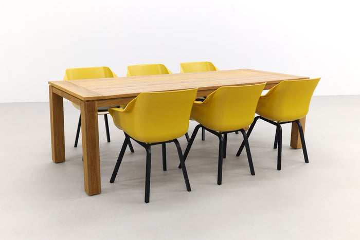 Hartman Sophie Element Yellow|Rome brown 240 cm. tuinset - 7-delig