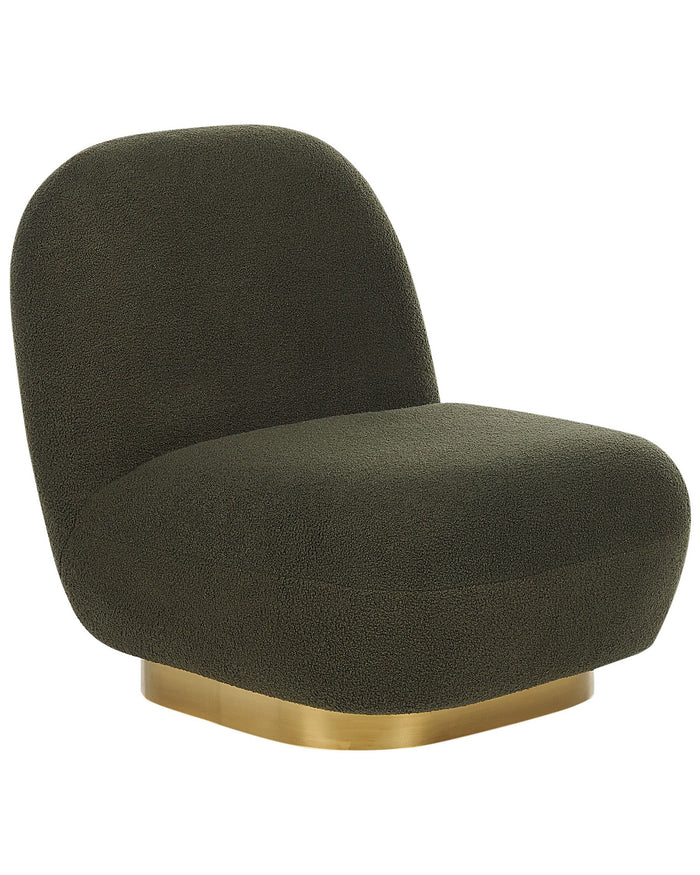 Beliani - LOVIISA - Fauteuil - Donkergroen - Polyester