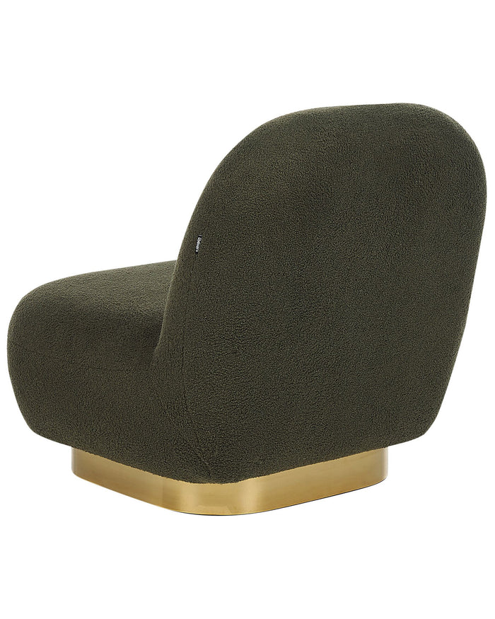 Beliani - LOVIISA - Fauteuil - Donkergroen - Polyester