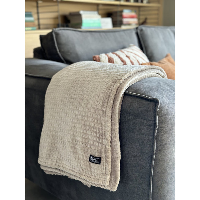In The Mood Collection Joanne Fleece Deken - L180 x B130 cm - Beige