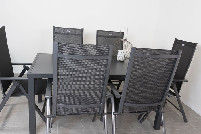 Hartman Napoli|Alma 160 cm. tuinset - 7-delig verstelbaar