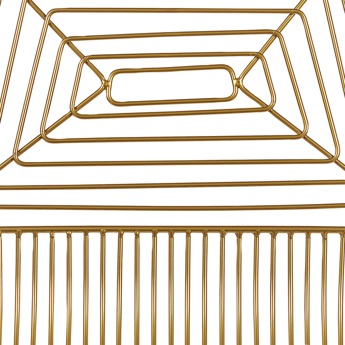 Beliani - BISBEE - Barkruk set van 2 - Goud - Metaal
