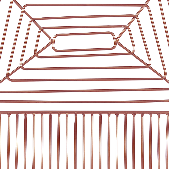 Beliani - BISBEE - Barkruk set van 2 - Rosegoud - Metaal