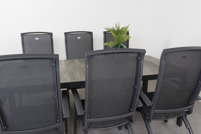 Hartman Da Vinci alu|Queens 220 cm. tuinset - 7-delig verstelbaar