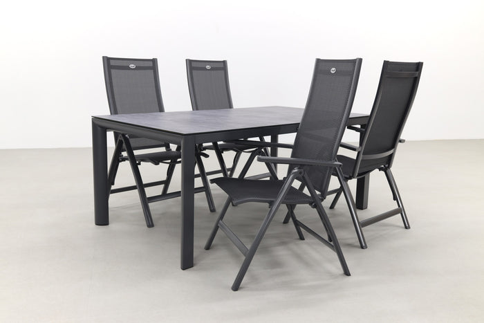 Hartman Roma|Baltimor 180 cm. verstelbare tuinset - 5-delig