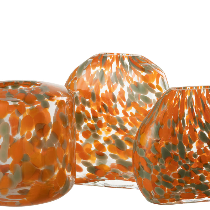 J-Line kaarshouder Thibault Afgerond - glas - groen