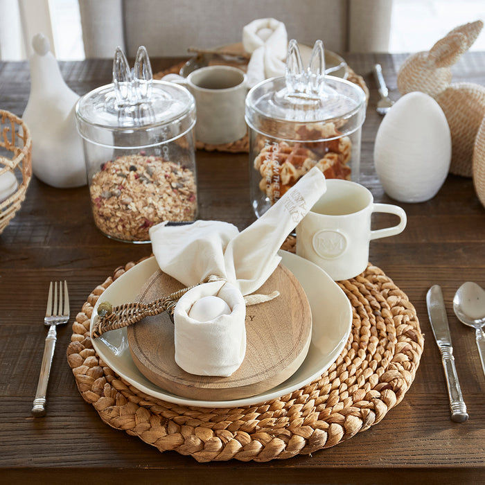 Riviera Maison Placemat Naturel - Ubud - Riet (ØxH) 38x0.5