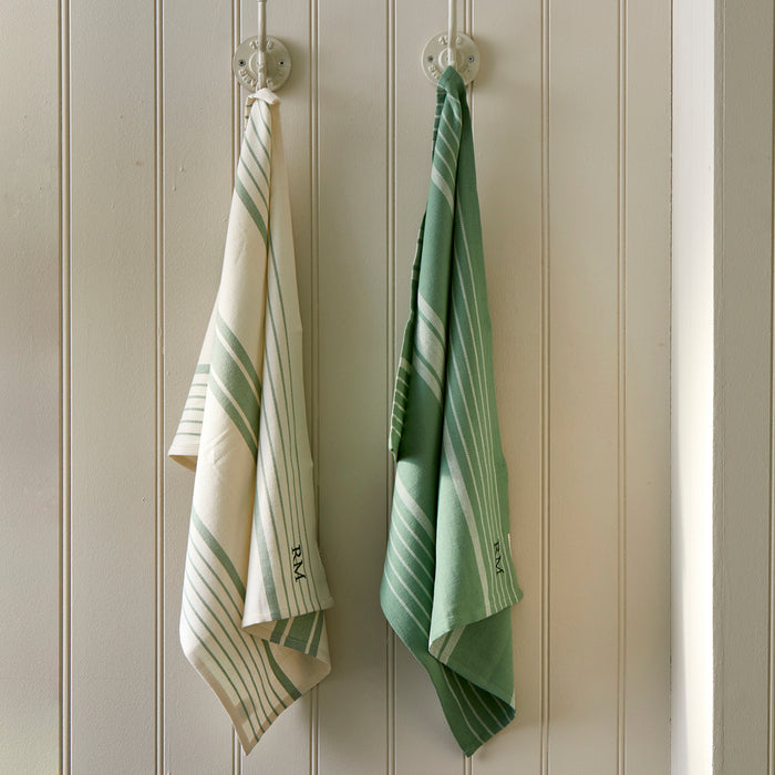 Riviera Maison Theedoeken set Groen - Coconut Groove - Katoen