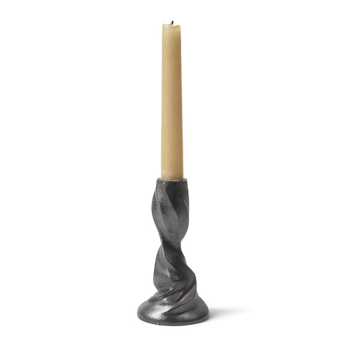 Ferm Living Gale Kandelaar Blackened Aluminium - H 13 cm